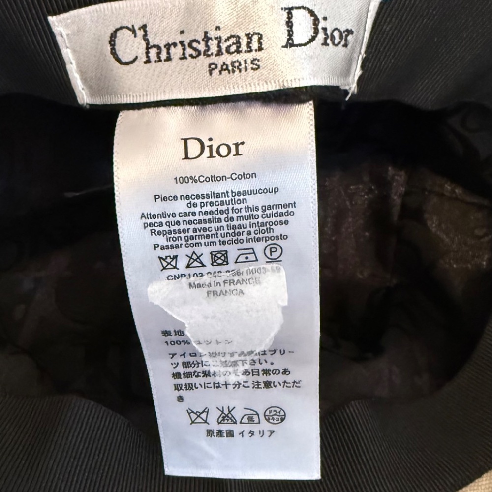 Dior Black Bucket Hat Unisex - Picture 5 of 5